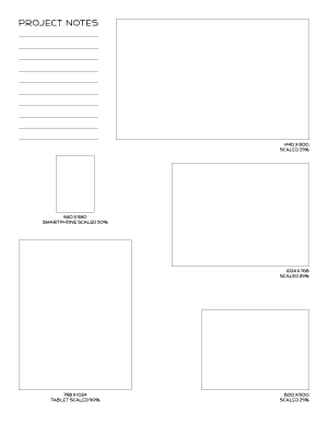 Responsive Web Design Sketch Paper Blank - Wire-framing, Design sketching, Layout drawing