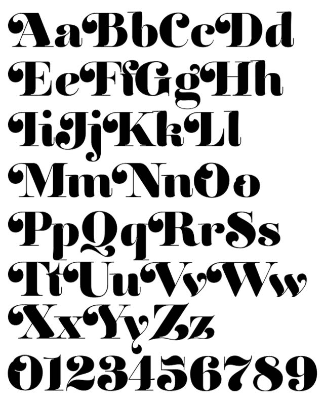 Reina Typeface - Didone, Calligraphy Inspiration - Elegant Swashes