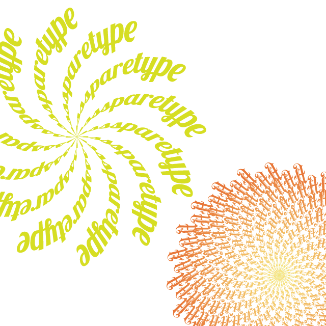 Type Spiral Tutorial - More Examples