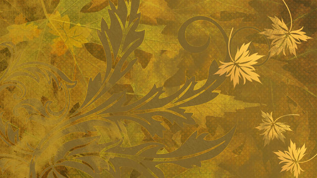 Falling Leaves Wallpaper Preview - Autumn Leaves, Muted Natural Browns and Oranges