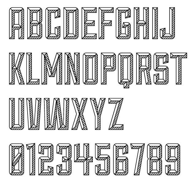 Sullivan Typeface by Jason Mark Jones - Alphabet Example