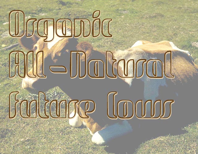 Glidesketch Typeface by Typedepot - Example with Organic All-Natural Future Cows, Sketch Font