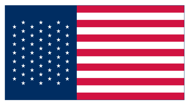 Fifty-Two Flag Number 1, American flag concept, Union Jack, nationalism, stars and stripes 