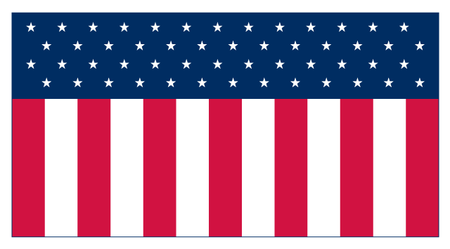 Fifty-Two Flag Number 4, American flag concept, Union Jack, nationalism, stars and stripes